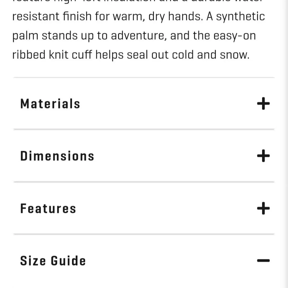 Dakine insulated mitts
